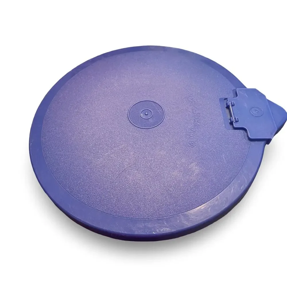 Tupperware Mix-N-Store Blue Lid & Spout Set Part 696 697 Replacement Vintage